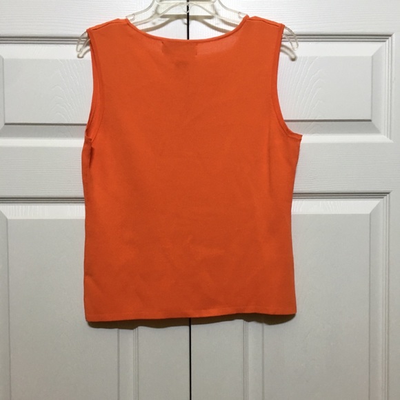 JOSEPH A. BEADED & JEWELED NECKLINE KNIT TOP - Picture 4 of 8